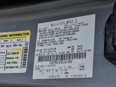 2019 Ford Mustang EcoBoost Premium