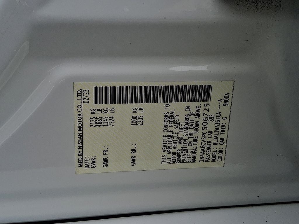2023 Nissan Maxima SV