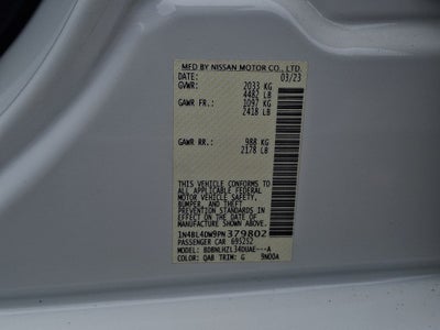 2023 Nissan Altima 2.5 SV