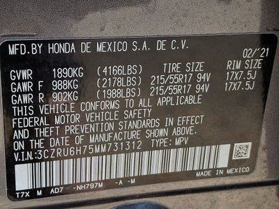 2021 Honda HR-V EX-L