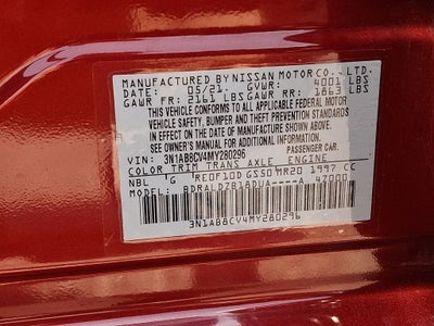 2021 Nissan Sentra SV