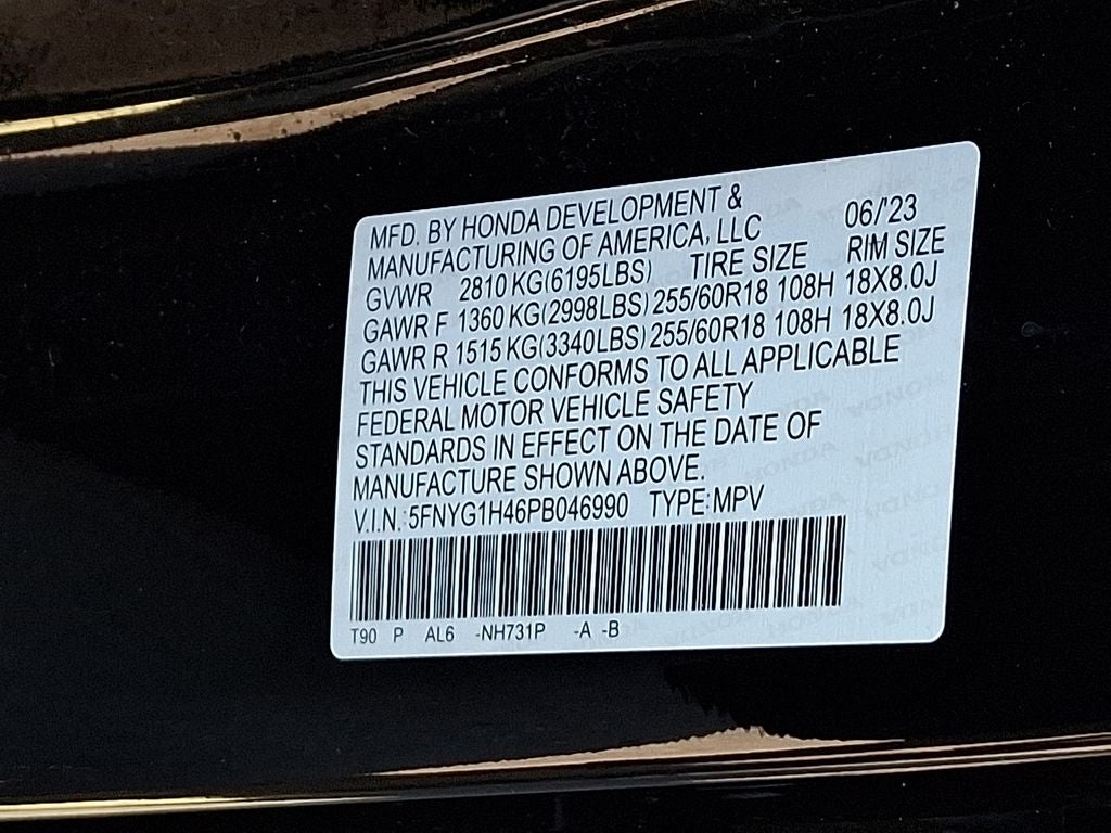 2023 Honda Pilot EX-L 8 Passenger