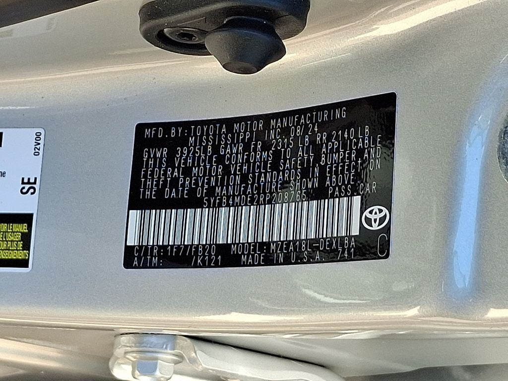 2024 Toyota Corolla LE