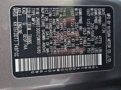 2025 Nissan Rogue Platinum