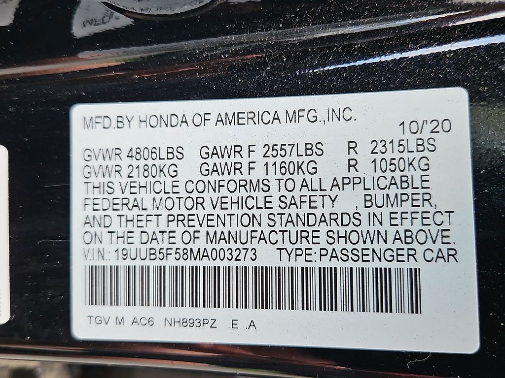 2021 Acura TLX A-SPEC Package