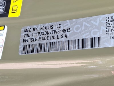 2026 Jeep Wrangler WRANGLER 4-DOOR WILLYS