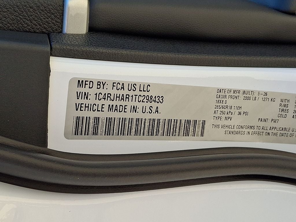 2026 Jeep Grand Cherokee GRAND CHEROKEE LAREDO ALTITUDE 4X4