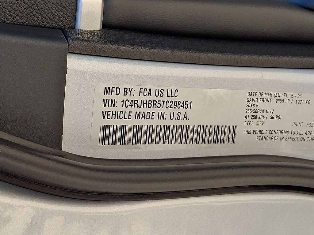 2026 Jeep Grand Cherokee GRAND CHEROKEE LIMITED 4X4