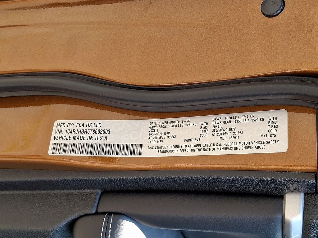 2026 Jeep Grand Cherokee GRAND CHEROKEE LIMITED 4X4