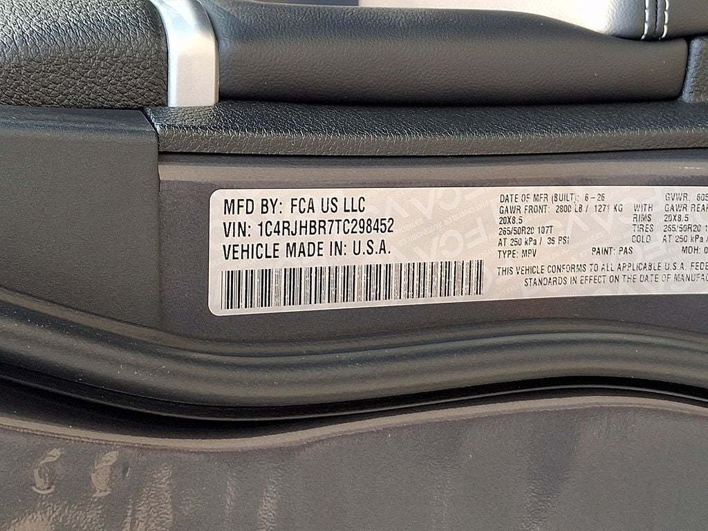 2026 Jeep Grand Cherokee GRAND CHEROKEE LIMITED 4X4