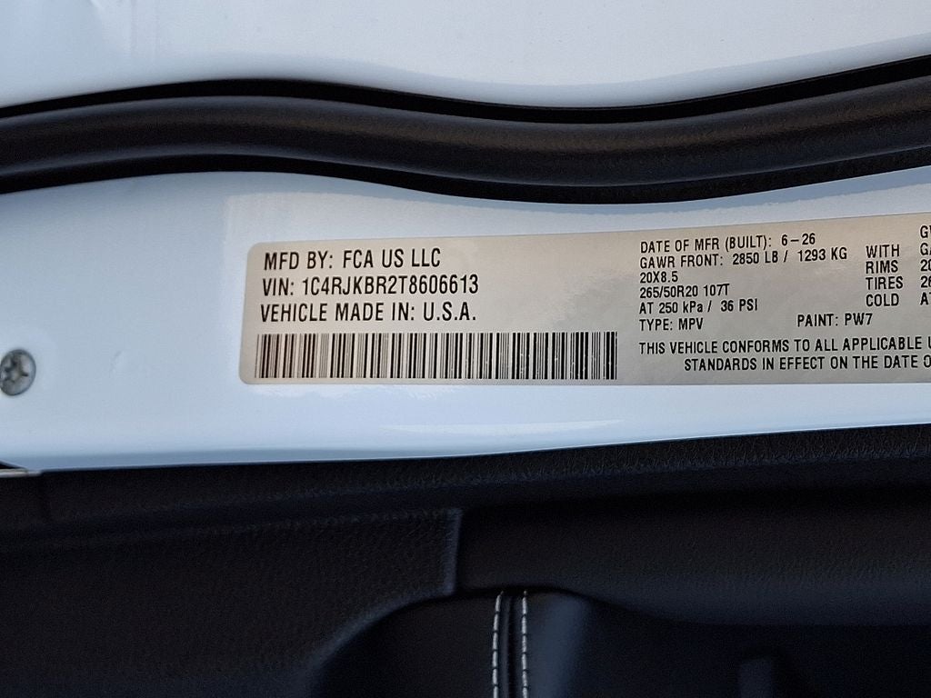 2026 Jeep Grand Cherokee GRAND CHEROKEE L LIMITED 4X4