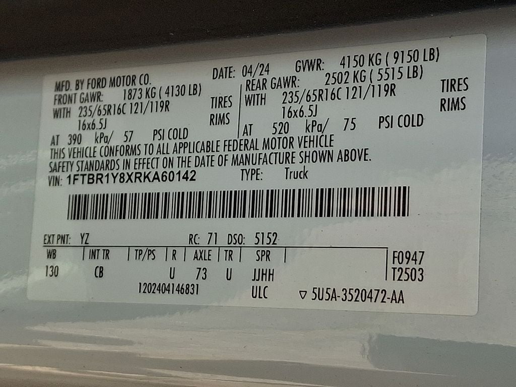 2024 Ford Transit-250 Base