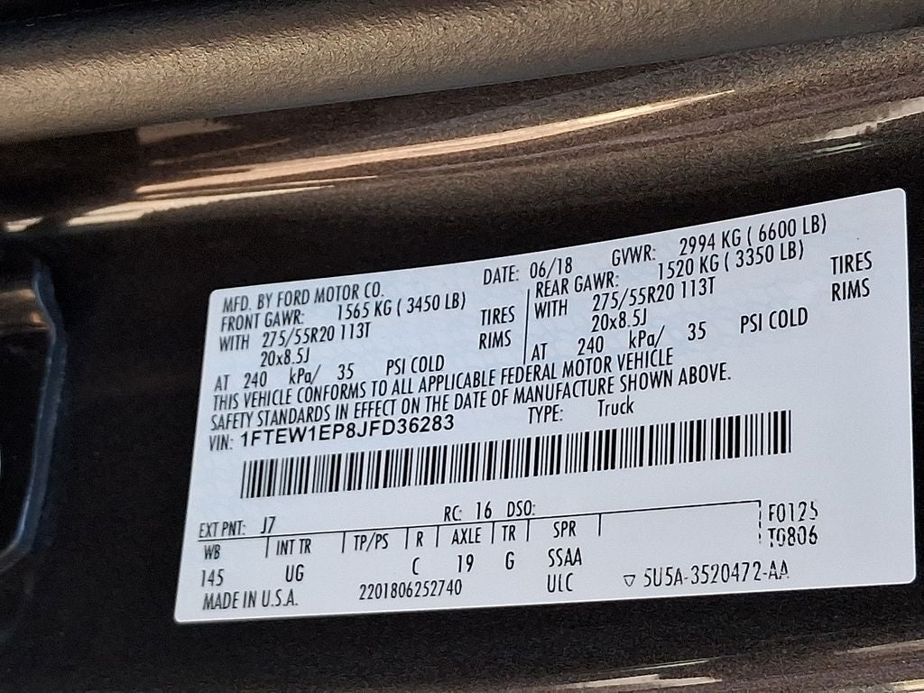 2018 Ford F-150 XLT