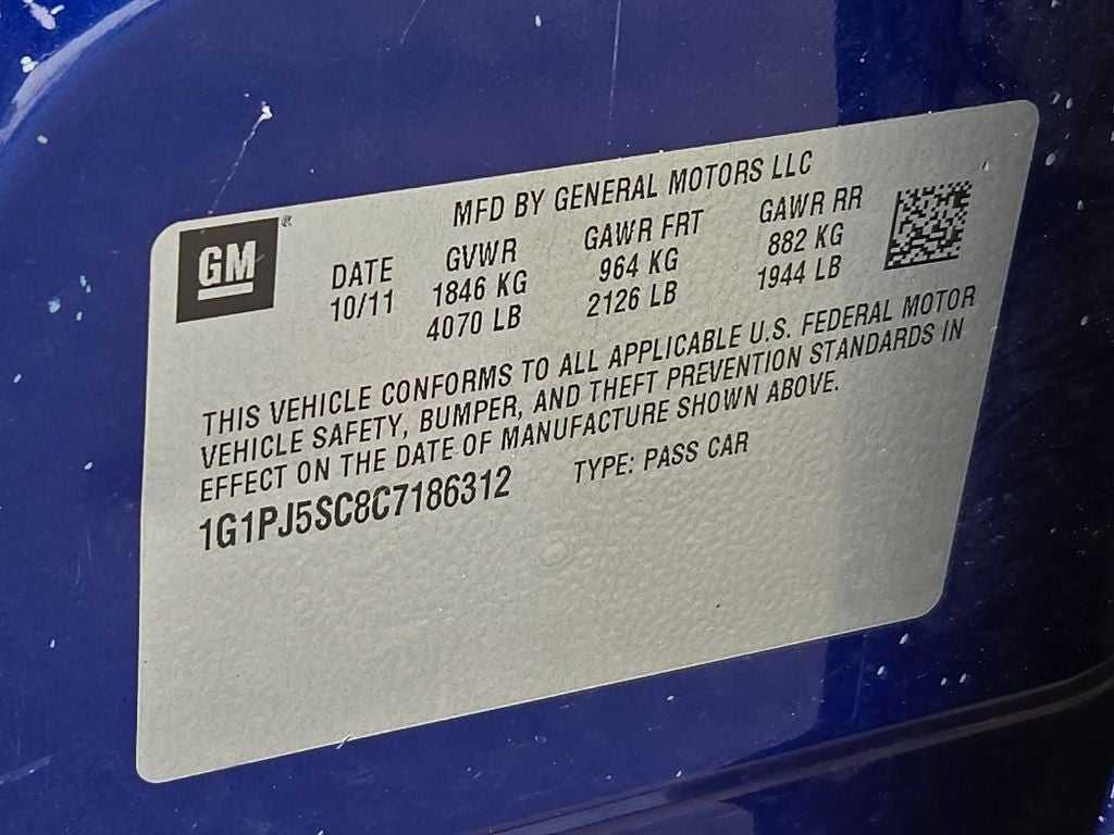 2012 Chevrolet Cruze ECO