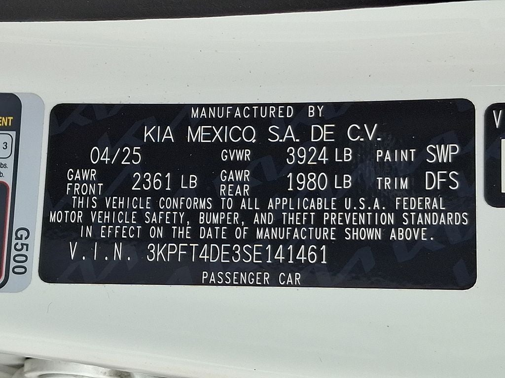 2025 Kia K4 LXS