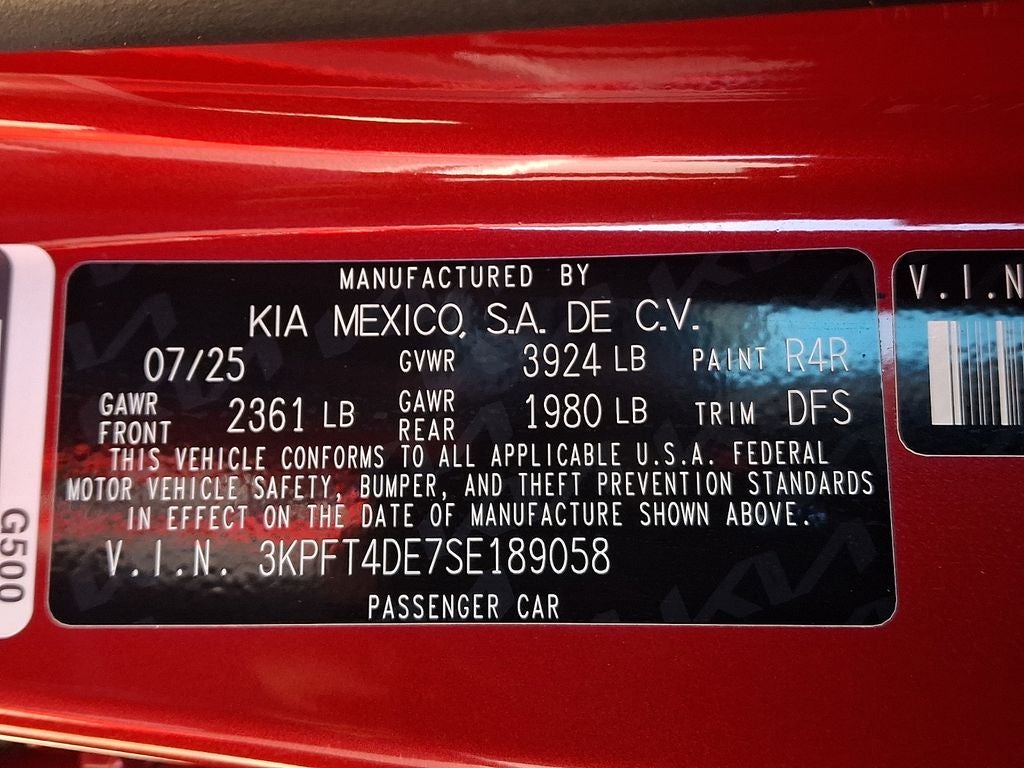 2025 Kia K4 LXS