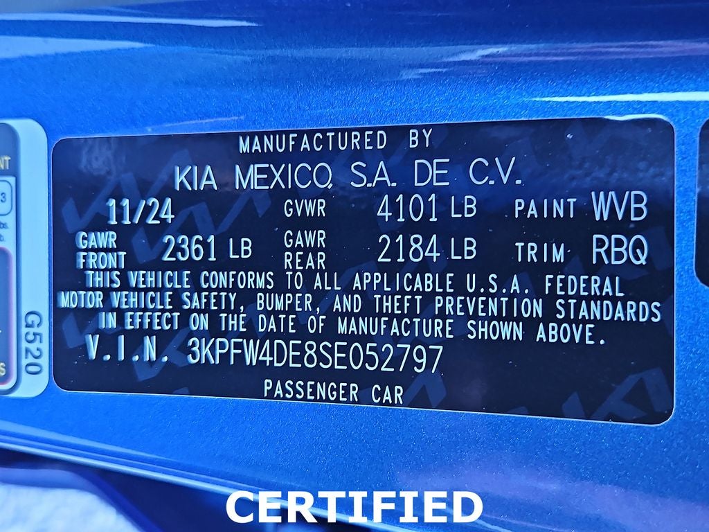 2025 Kia K4 GT-Line