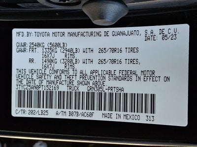 2023 Toyota Tacoma TRD Pro V6