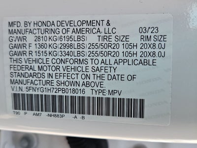 2023 Honda Pilot AWD Touring