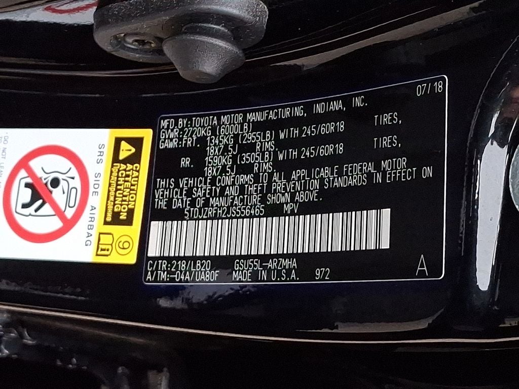 2018 Toyota Highlander XLE