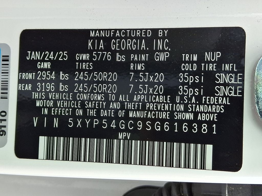 2025 Kia Telluride SX