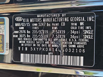 2016 Kia Sorento SX Limited
