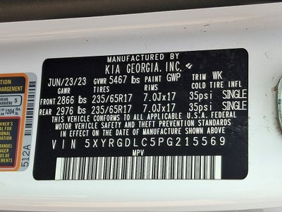 2023 Kia Sorento LX