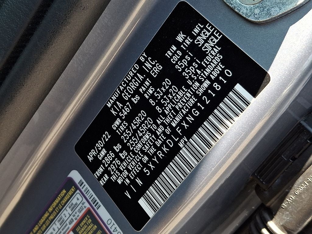 2022 Kia Sorento SX