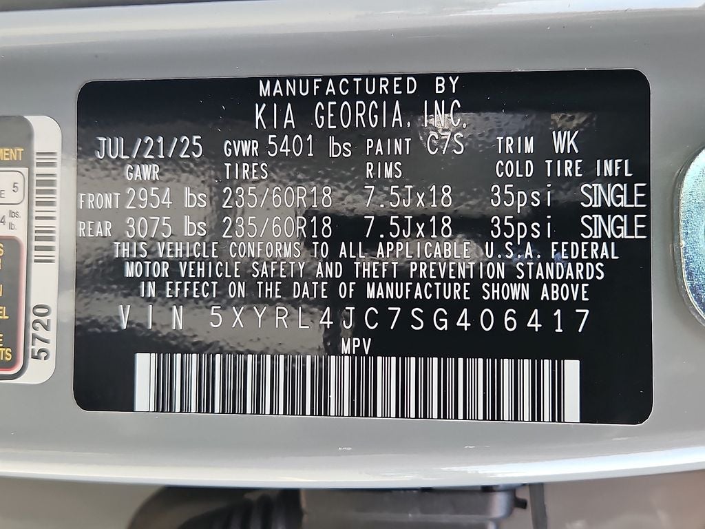 2025 Kia Sorento S