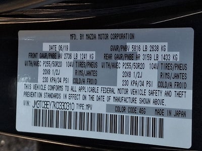 2019 Mazda Mazda CX-9 Signature