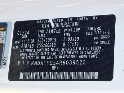 2024 Kia EV9 Wind