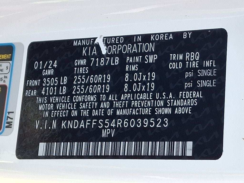 2024 Kia EV9 Wind