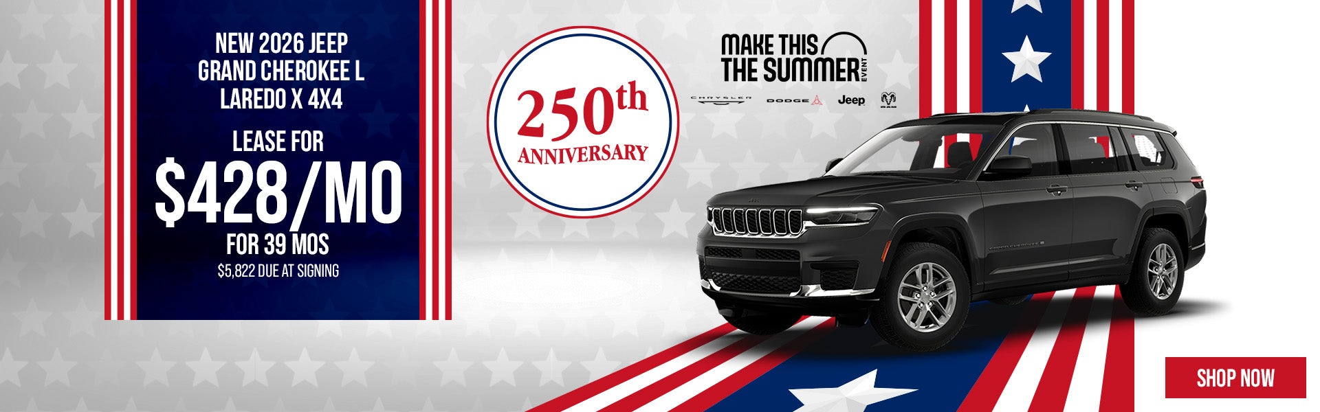 New 2026 Jeep Grand Cherokee L Laredo X 4x4